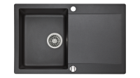 Кухонная мойка CLIVO 45 B-TQ 1B 1D ONYX BLACK
