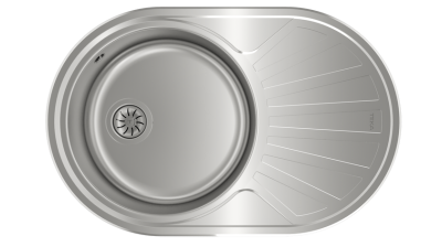 Кухонная мойка DR-77 1B 1D